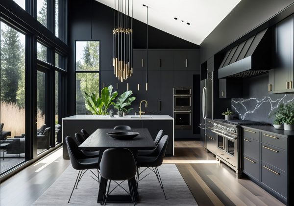 מטבח שחור עם עץ – איך הוא הפך לאחד העיצובים המבוקשים?